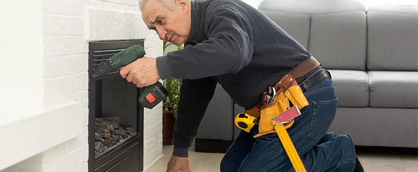 New Indoor Fireplace Installation in Golden Glades, Florida