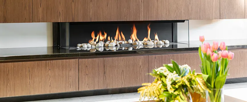 Double-height Fireplace Design Refurbishment in Golden Glades, Florida